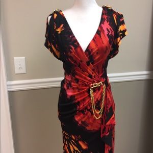 Yoana Baraschi patterned cocktail dress